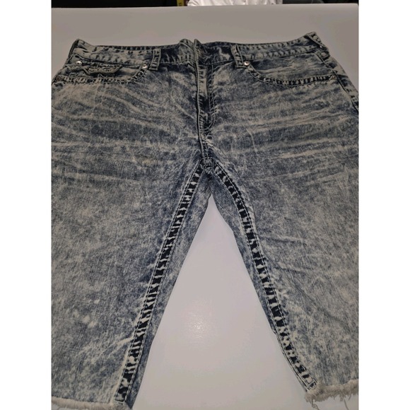 True‎ Religion Men's Straight Jeans Shorts.  Sku A1-04 - Picture 1 of 7